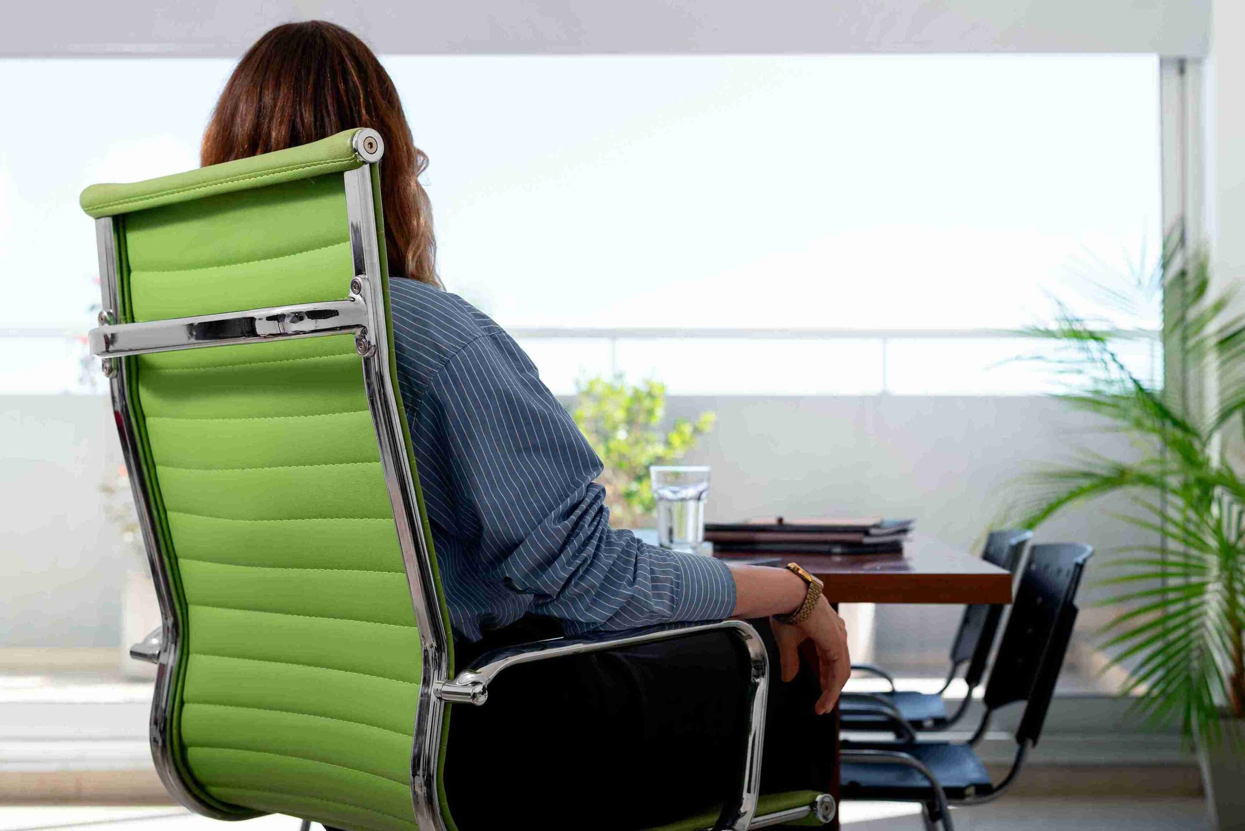 Still life office chair indoors