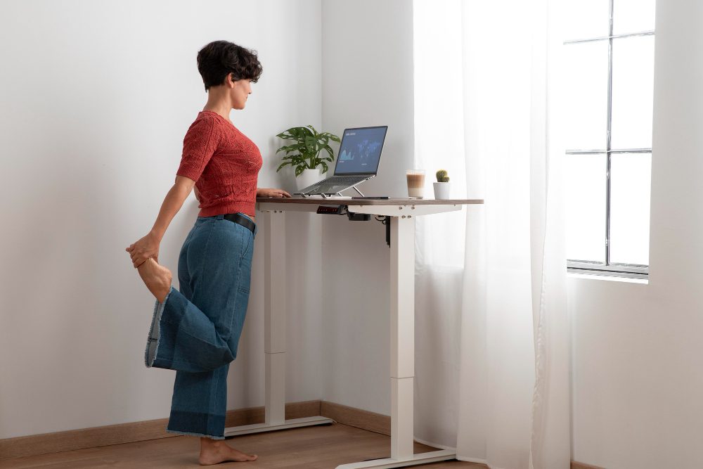 sit stand executive desk