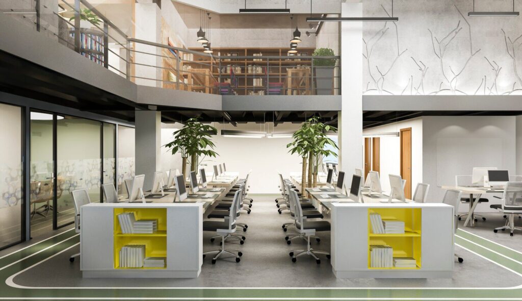 modern office meeting working room